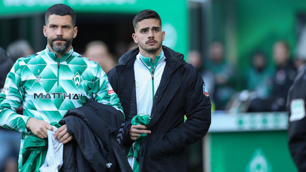 André Silva (re.) wird den SV Werder Bremen verlassen André Silva (re.) wird den SV Werder Bremen verlassen