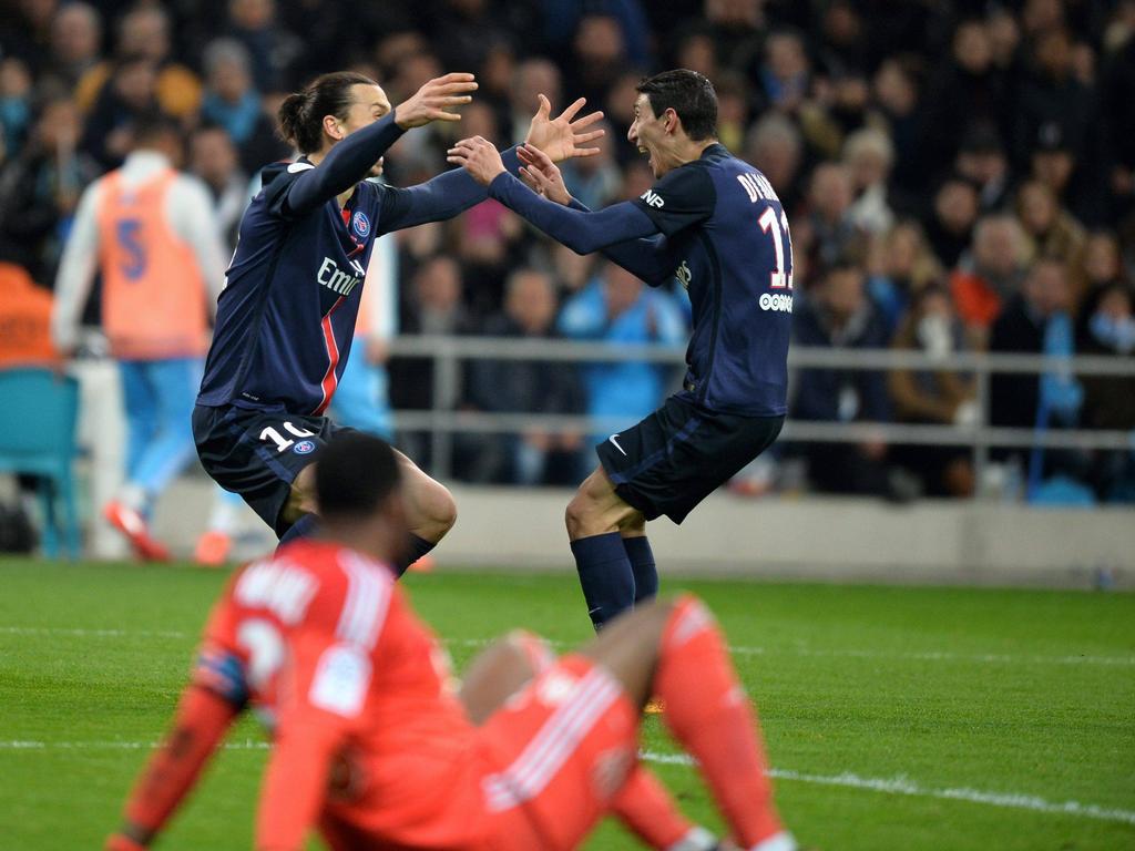 Ibrahimović y Di María están entre los nominados a mejor jugador de la Ligue 1. (Foto: Imago)