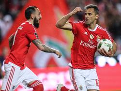 Con goles de los brasileños Jonas (19) y Jardel (24) el Benfica ganó. (Foto: Imago)