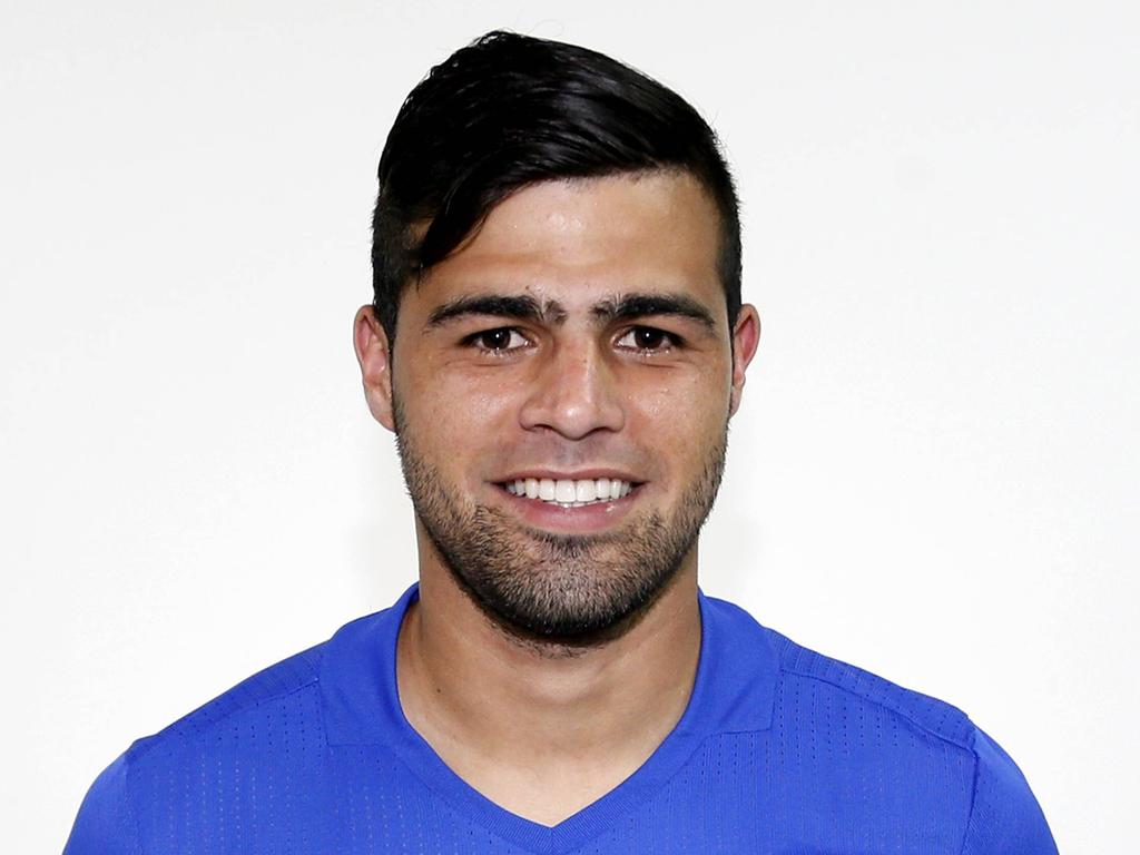 Martín Alaníz con la camiseta del Oviedo de esta temporada. (Foto: Imago) Martín Alaníz con la camiseta del Oviedo de esta temporada. (Foto: Imago)
