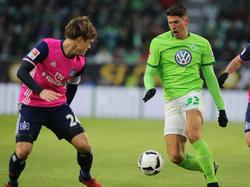 Mario Gomez hat den VfL Wolfsburg zum Sieg gegen den HSV geschossen