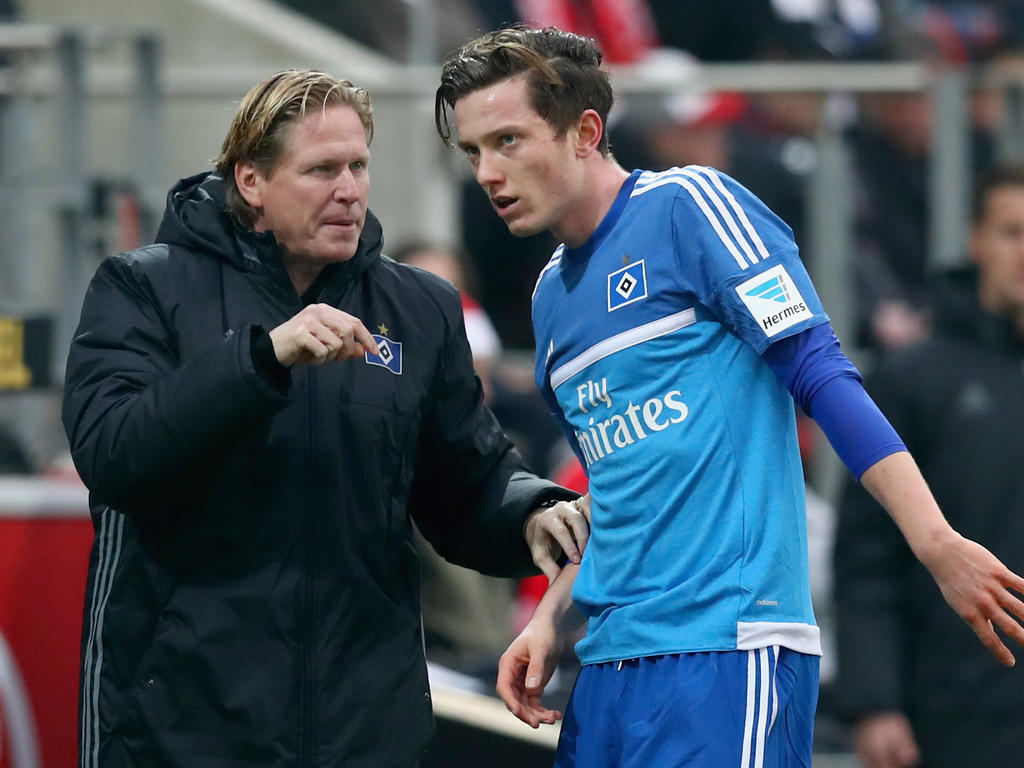 Markus Gisdol will mit dem HSV ins Viertelfinale Markus Gisdol will mit dem HSV ins Viertelfinale
