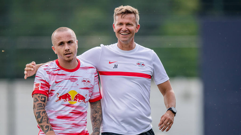 Trainer Jesse Marsch (re.) hat mit RB Leipzig einiges vor Trainer Jesse Marsch (re.) hat mit RB Leipzig einiges vor