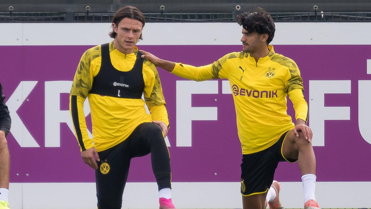 Nico Schulz (l.) und Mahmoud Dahoud spielen beim BVB keine große Rolle mehr Nico Schulz (l.) und Mahmoud Dahoud spielen beim BVB keine große Rolle mehr