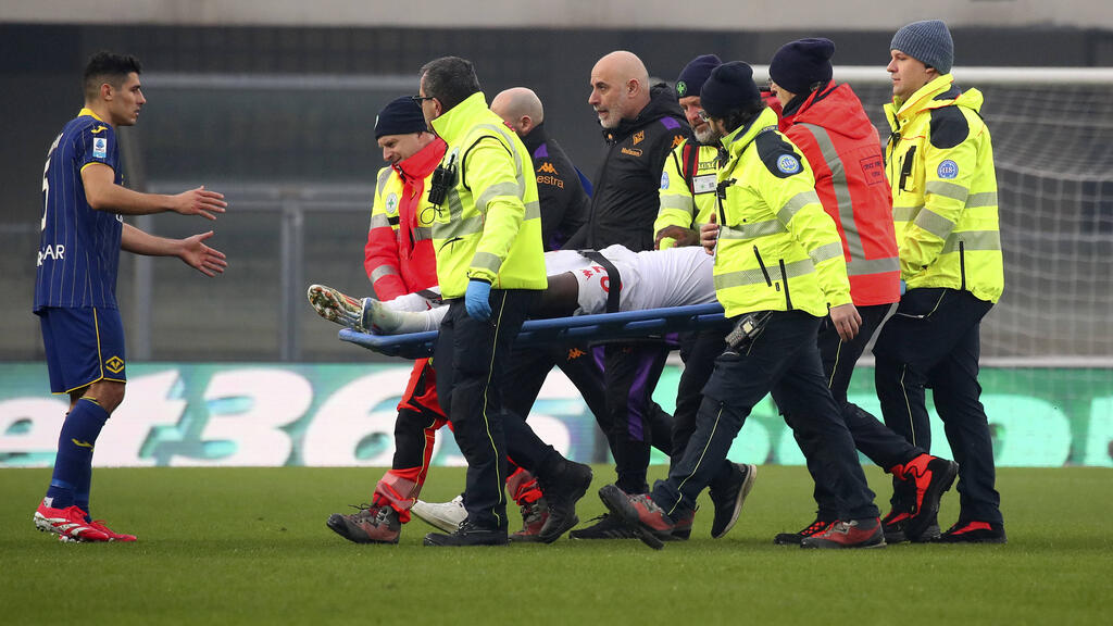 Moise Kean wurde nach einem Zusammenbruch auf dem Platz ins Krankenhaus gebracht Moise Kean wurde nach einem Zusammenbruch auf dem Platz ins Krankenhaus gebracht