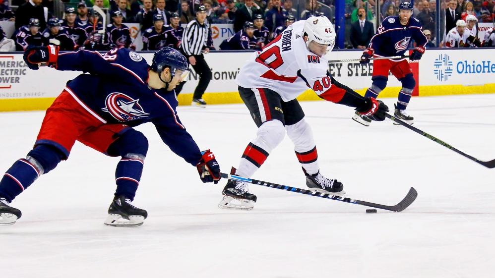 Jim O'Brien (Nr. 40) absolvierte 77 Spiele in der NHL Jim O'Brien (Nr. 40) absolvierte 77 Spiele in der NHL