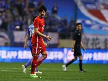 Alexandre Pato en un partido con el Tianjin. (Foto: Getty)