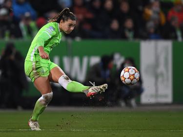 VfL Wolfsburgs Lena Oberdorf fällt für das kommende Spiel in der Champions League aus