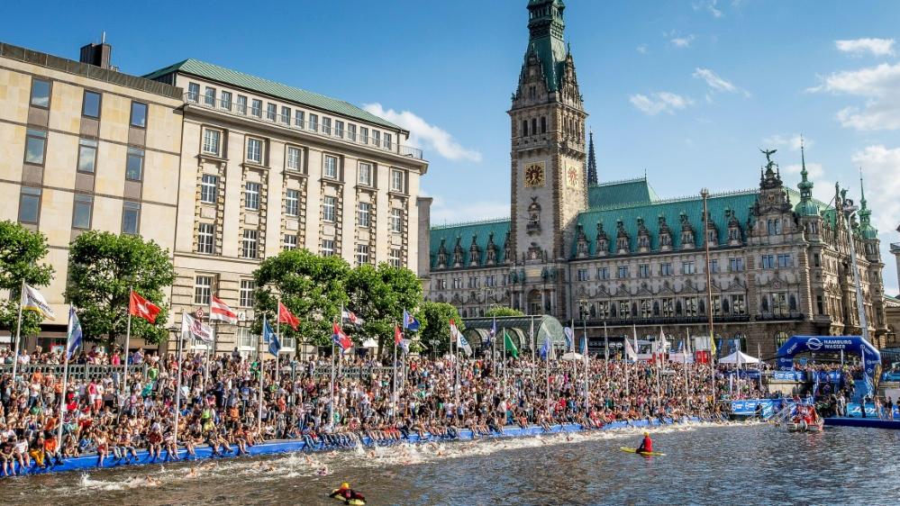 Der Triathlon in Hamburg soll Anfang September stattfinden Der Triathlon in Hamburg soll Anfang September stattfinden