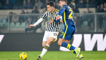 Kenan Yildiz (l.) steht bei Juventus Turin unter Vertrag