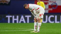 Bei RB Leipzig herrschte nach dem sechsten K.o. in der Champions League Frust