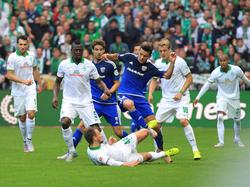 Werder Bremens Philipp Bargfrede ist für sein Brutalo-Foul gegen Ingolstadt für drei Spiele gesperrt worden