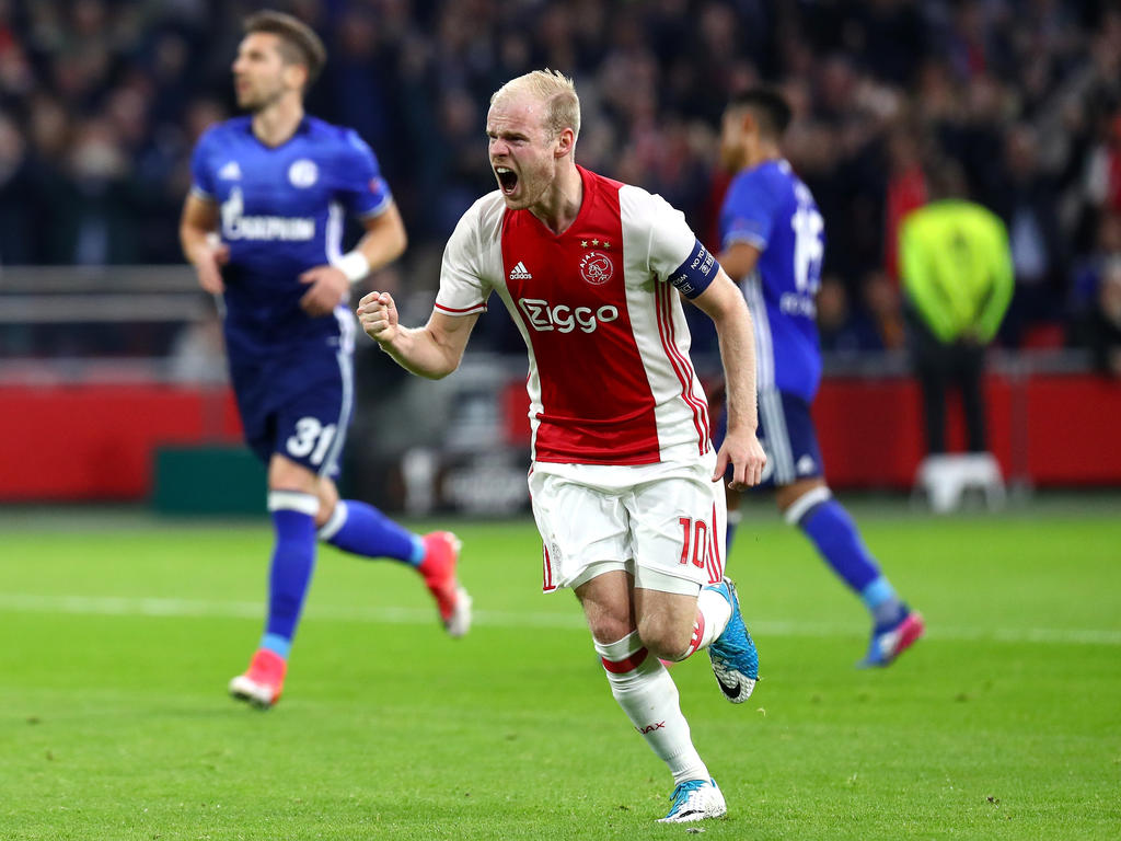 Klaassen celebrando un gol (Foto: AFP)