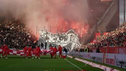 Die Fans von Eintracht Frankfurt zündelten in Mainz