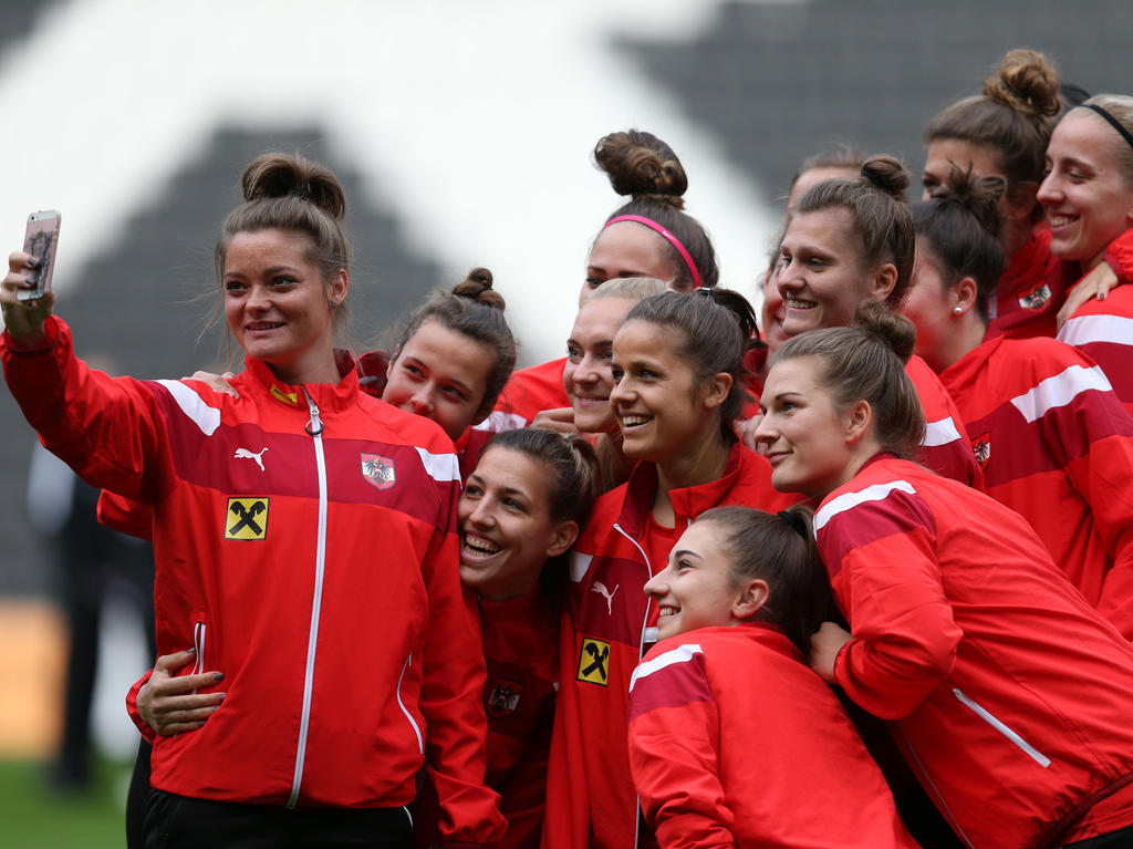 ÖFB-Frauen-Nationalteam vor dem Test gegen England