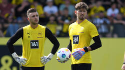 Marcel Lotka (l.) wird den BVB voraussichtlich verlassen