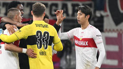 Hiroki Ito (r.) kam bisher in jedem Pflichtspiel des VfB zum Einsatz