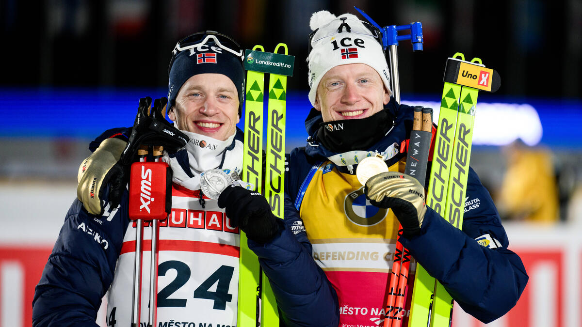 Tarjei (l.) und Johannes Thingnes Bø (r.) beenden ihre Biathlon-Karrieren