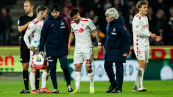 Jusuf Gazibegovic (m.) fehlt dem 1. FC Köln