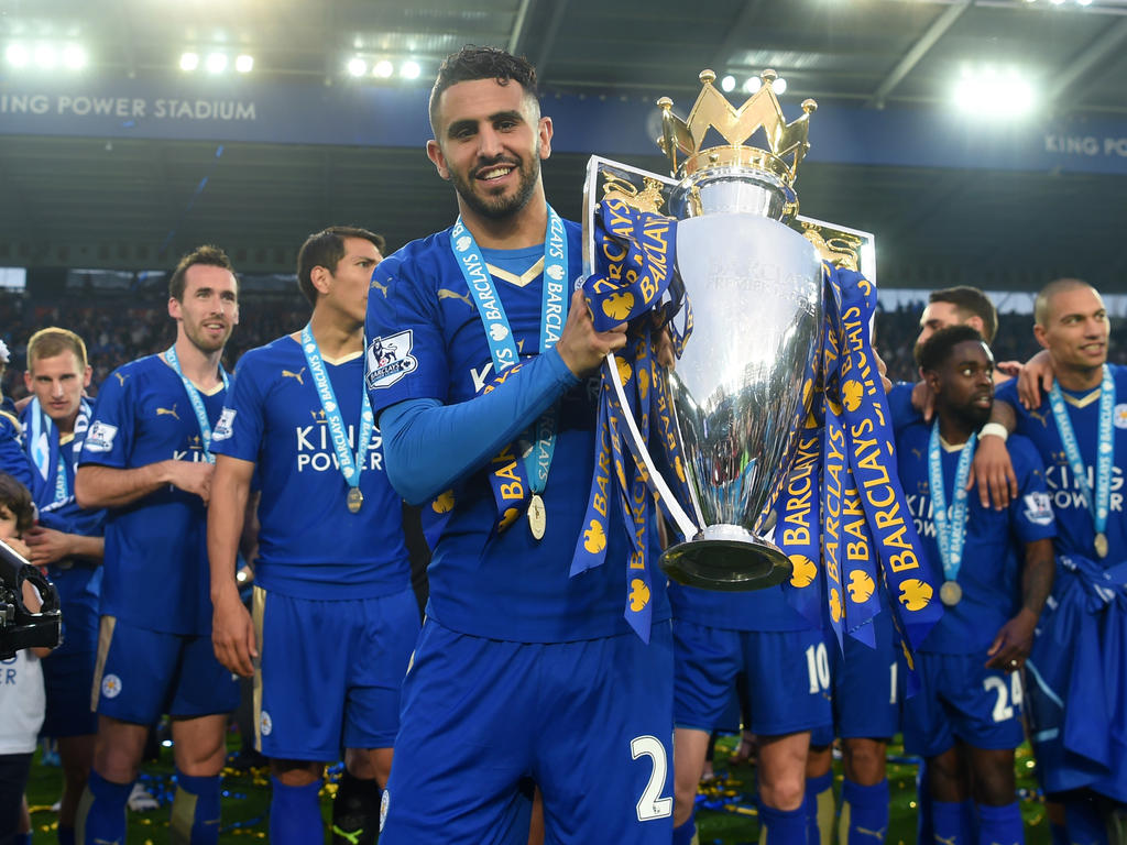 Mahrez' größter Erfolg: Der Meistertitel mit Leicester City