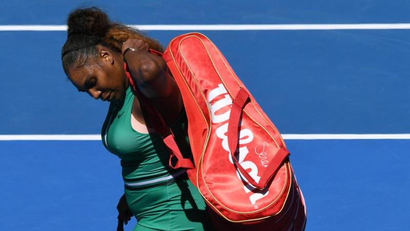 Serena Williams ist bei den Australian Open ausgeschieden Serena Williams ist bei den Australian Open ausgeschieden