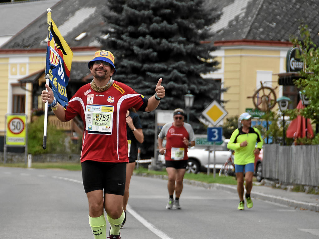 Karl-Alfred Erber beim Wachau-Marathon 2018