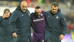 Frank Ribéry hat sich beim Spiel gegen Lecce am Knöchel verletzt