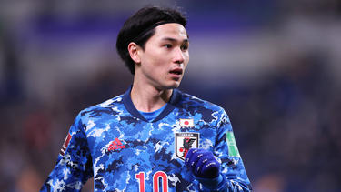 Takumi Minamino traf für Japan zum 1:0