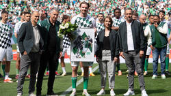 Nick Woltemade wurde im Mai 2024 bei Werder Bremen verabschiedet