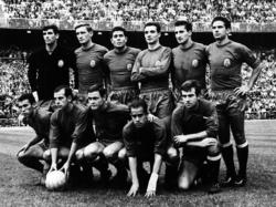 El once inicial de España en la final de la Eurocopa de 1964. (Foto: Imago)