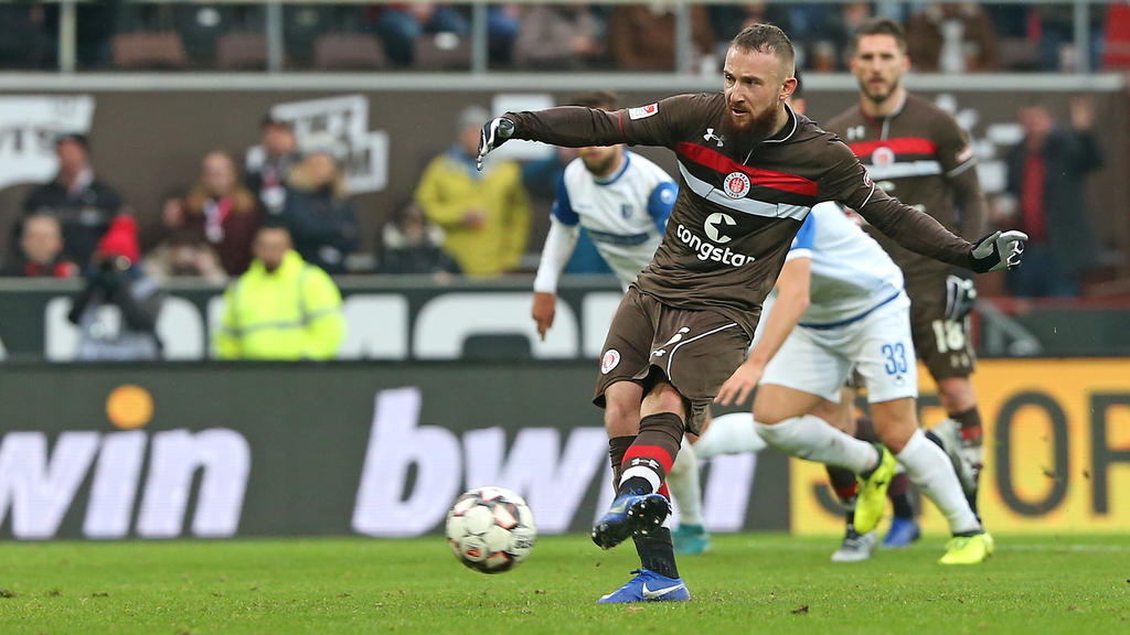 Marvin Knoll traf zum wegweisenden 2:1 für den FC St. Pauli