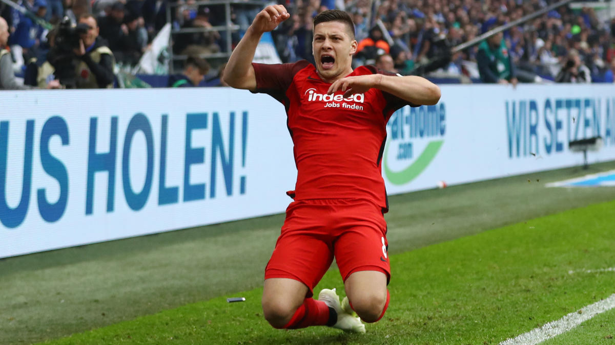 Luka Jovic sorgte bei Eintracht Frankfurt für Furore Luka Jovic sorgte bei Eintracht Frankfurt für Furore