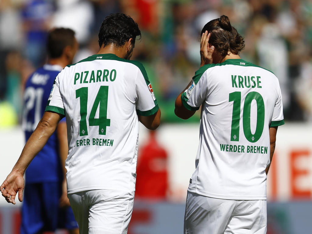 Pizarro (l.) und Kruse fehlen bis Mitte November