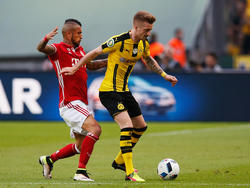 Marco Reus (r.) wird wohl gegen den FC Bayern fehlen