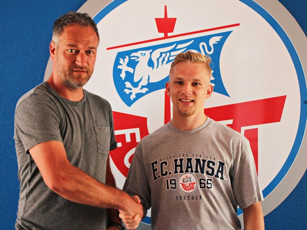 Bryan Henning (r.) wechselt zum FC Hansa