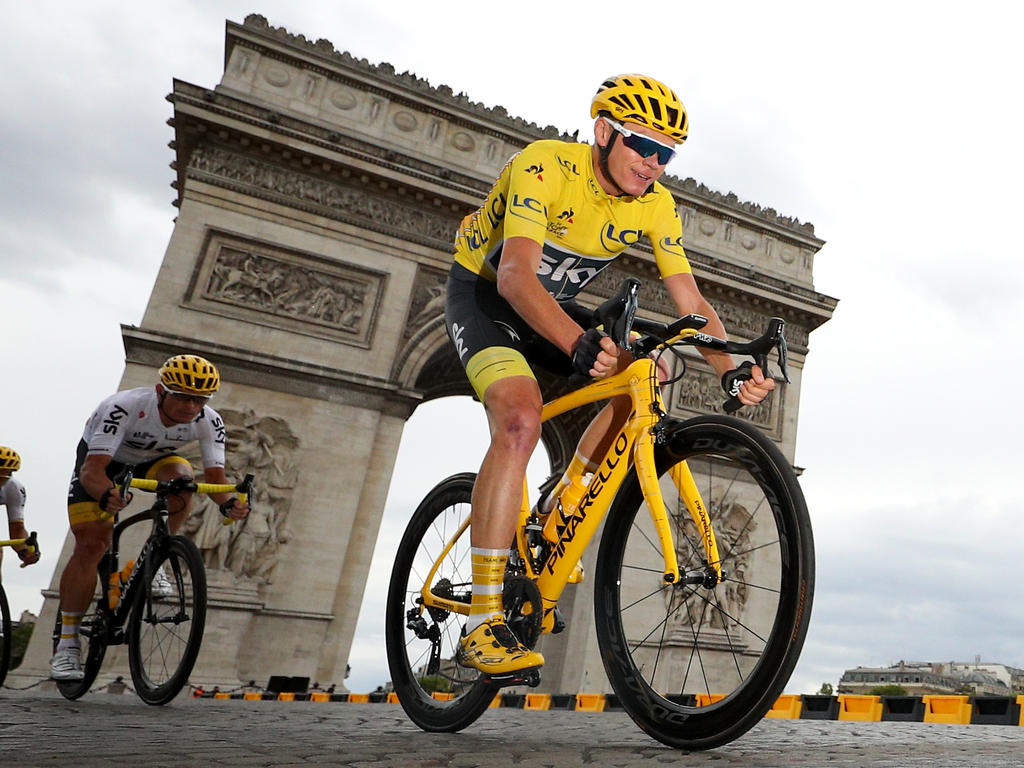 Chris Froome gewann 2017 die Tour de France Chris Froome gewann 2017 die Tour de France