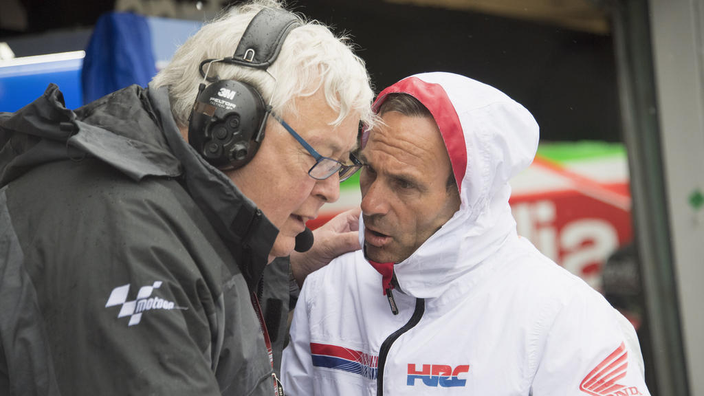 Honda-Teammanager Alberto Puig (r.) erwartet von Jorge Lorenzo volle Motivation Honda-Teammanager Alberto Puig (r.) erwartet von Jorge Lorenzo volle Motivation