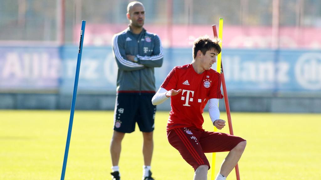 Lucas Scholl trainierte unter Pep Guardiola bei den Bayern-Profis mit