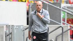 Vor dem Spiel gegen RB Leipzig im Wettkampfmodus: Düsseldorfs Trainer Uwe Rösler