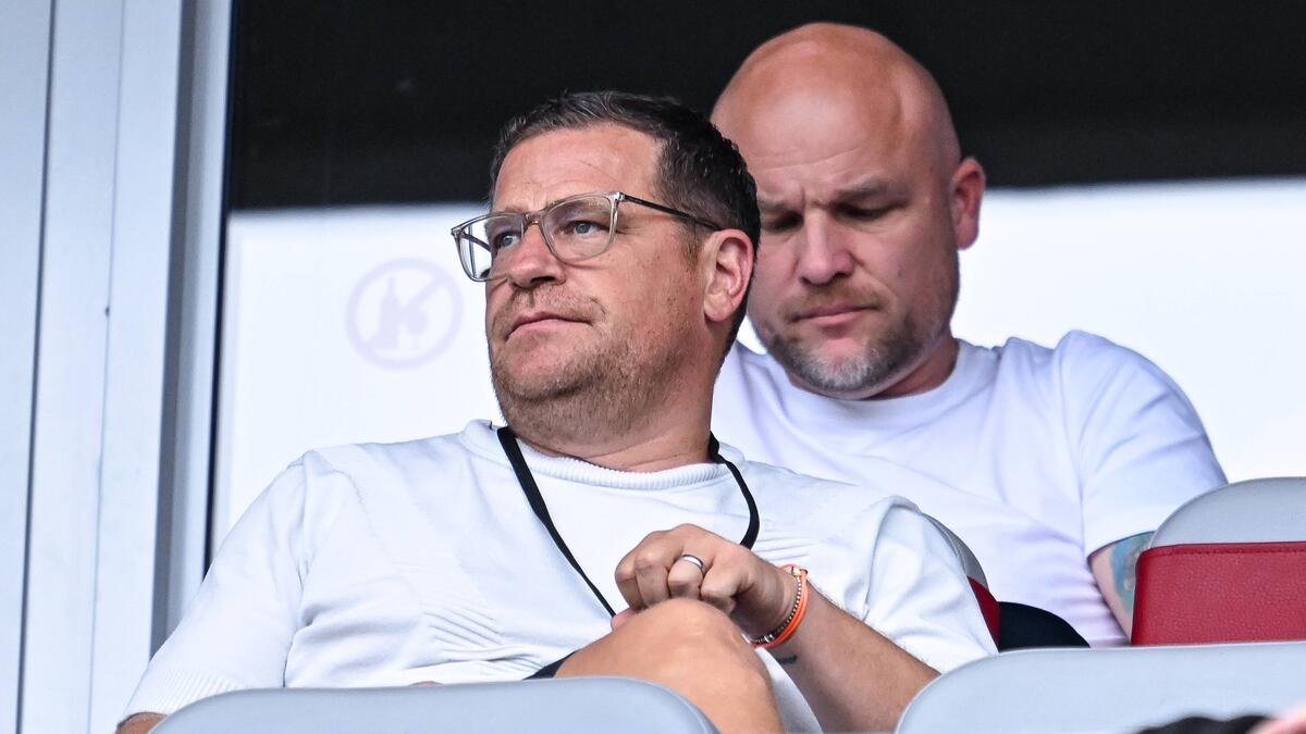 Max Eberl (vorne) arbeitete bei RB Leipzig mit Rouven Schröder erfolgreich zusammen
