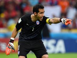 Claudio Bravo, capitán de la selección chilena. (Foto: Getty)