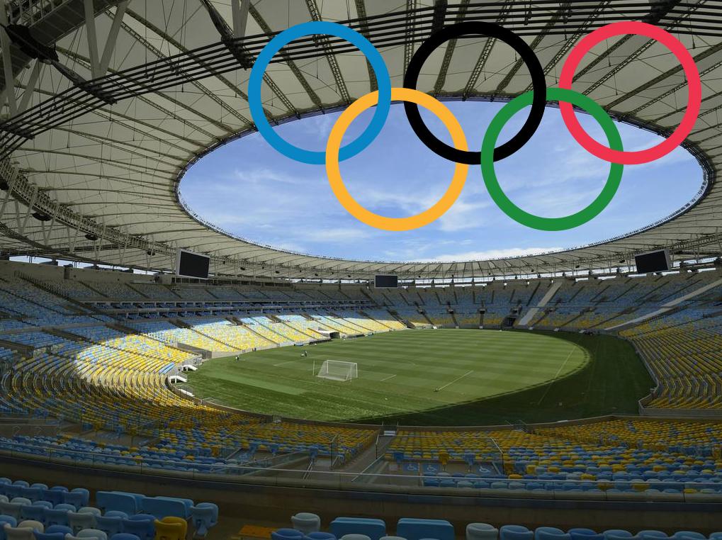 Das Maracanã - Spielort des Olympischen Finales