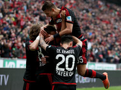 Bayer Leverkusen setzte sich mühelos gegen Eintracht Frankfurt durch