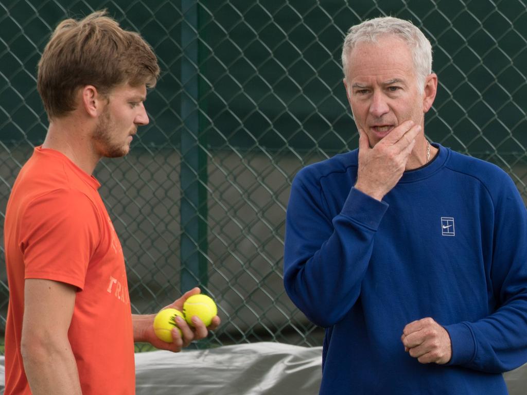 McEnroe (r.) und Raonic gehen wieder getrennte Wege