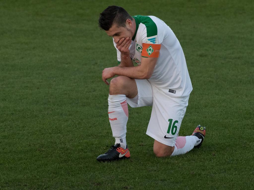 Zlatko Junuzović musste gegen Brügge früh ausgewechselt werden Zlatko Junuzović musste gegen Brügge früh ausgewechselt werden