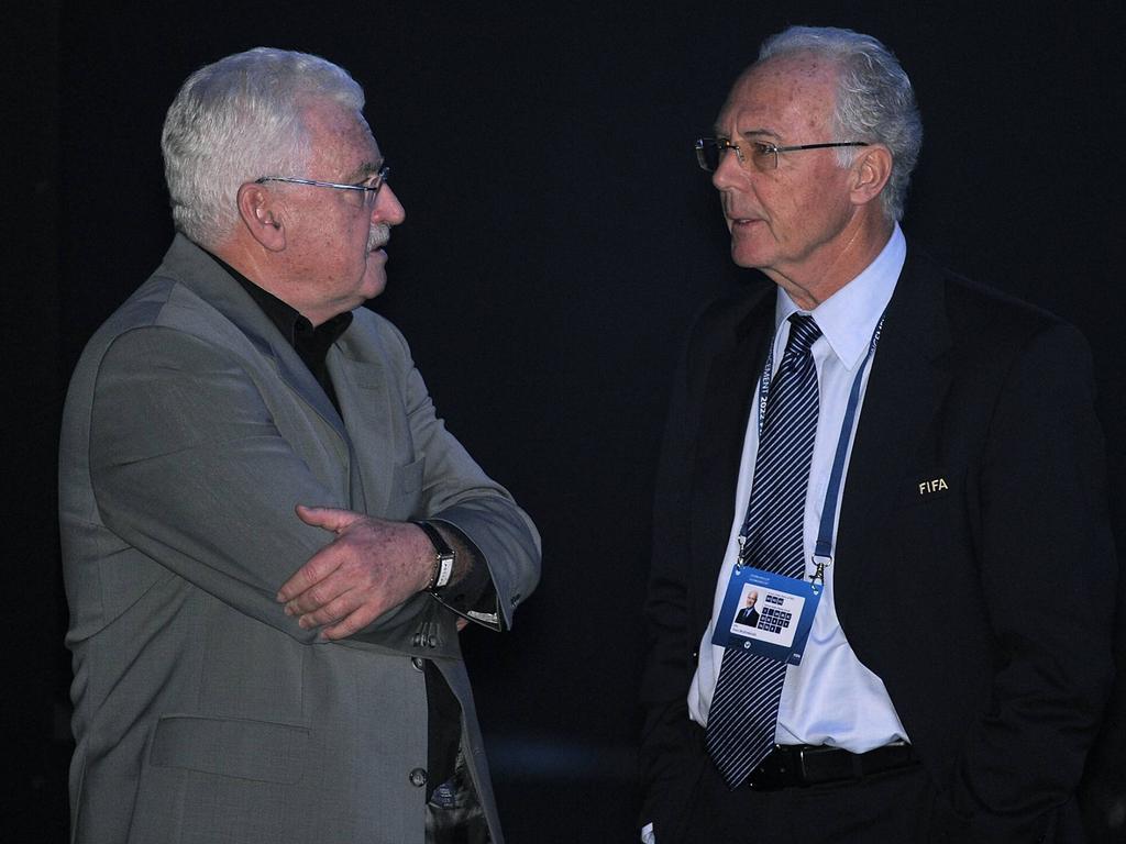 Weitere Zahlungen in der WM-Affäre um Fedor Radmann (l.) und Franz Beckenbauer entdeckt