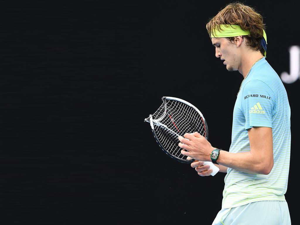 Ärgerte sich über sein Spiel: Alexander Zverev