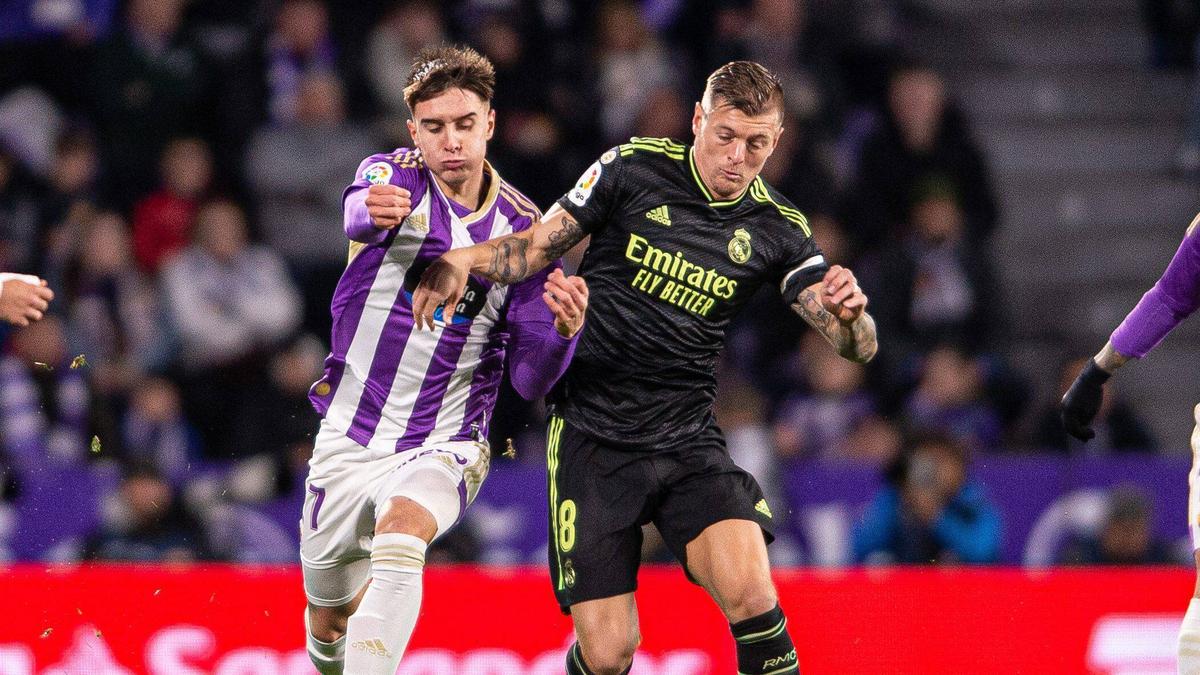 BVB-Flirt Iván Fresneda im Duell mit Ex-DFB-Star Toni Kroos von Real Madrid