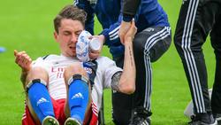 HSV-Profi Adrian Fein verletzte sich im Spiel gegen den KSC