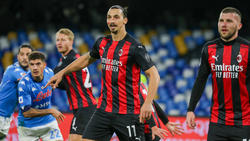 Zlatan Ibrahimovic traf auch gegen Napoli doppelt